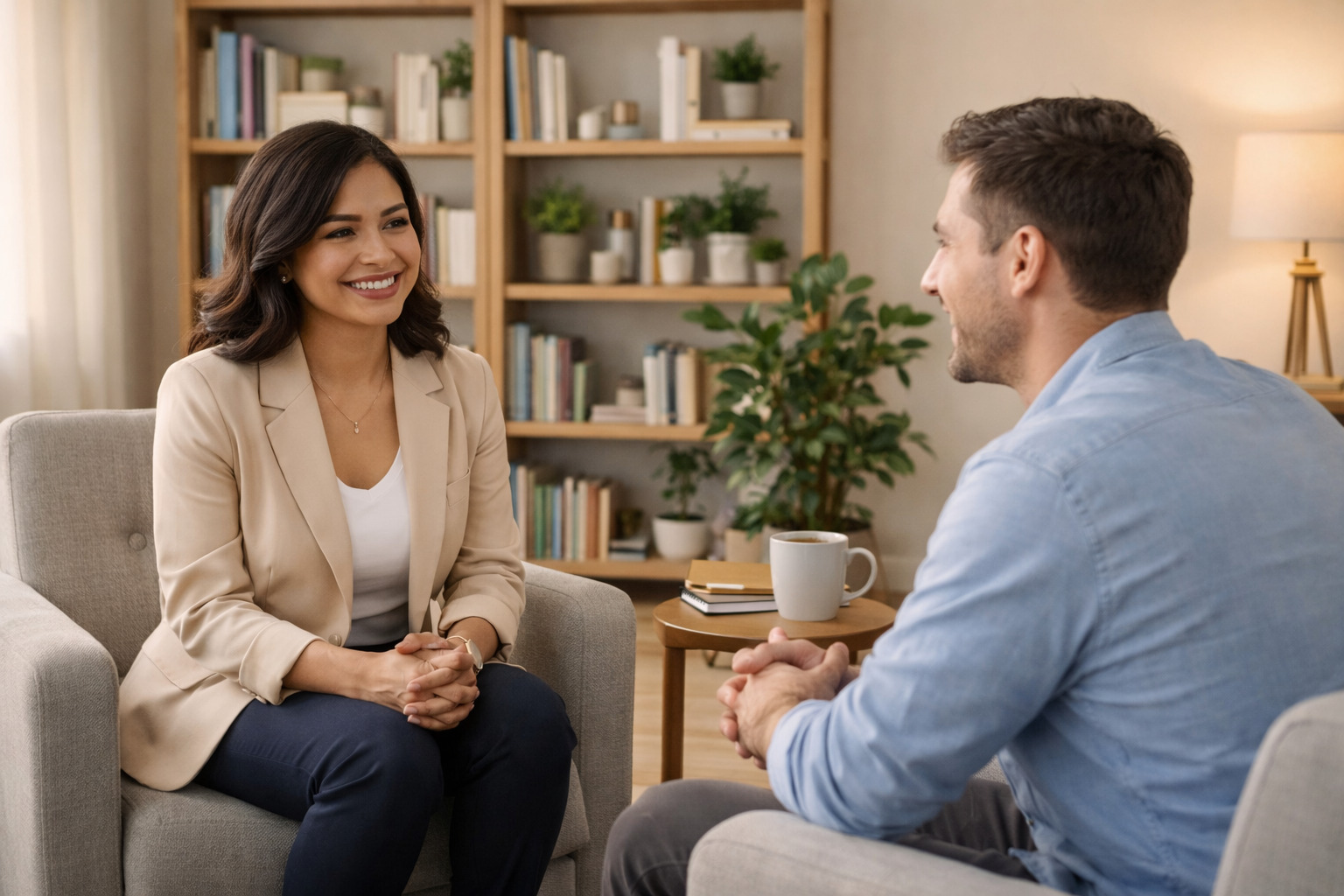 Sesión de coaching de bienestar